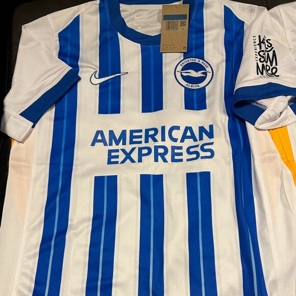 Nike BRIGHTON HOVE ALBION Men's JERSEY Sz M,L,XL,XXL New w tags English Premier - Picture 1 of 3
